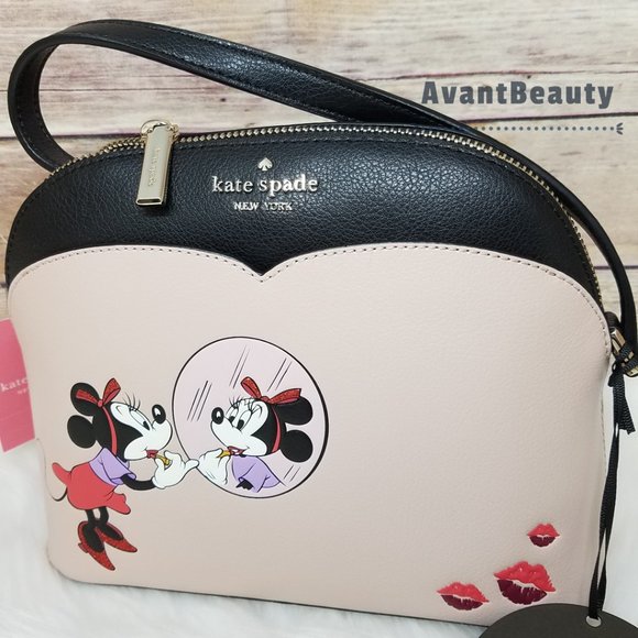 Kate spade Minnie Crossbody Disney KSNY Black Red - Picture 14 of 16